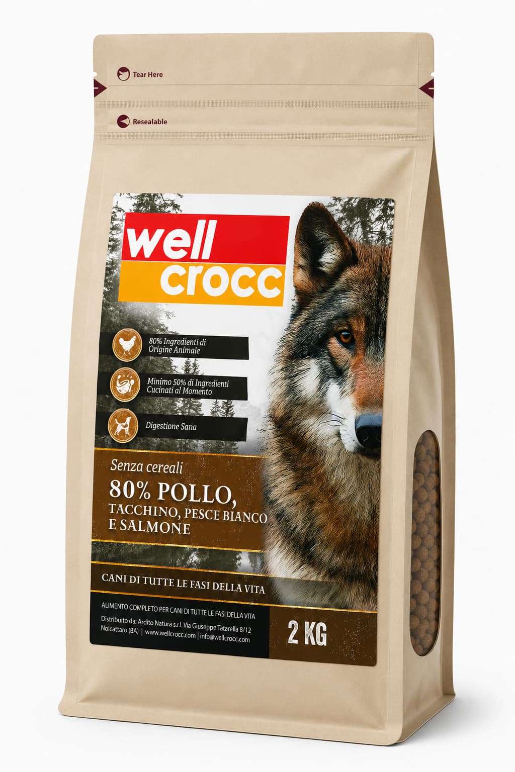 Wellcrocc Wild Pollo 80